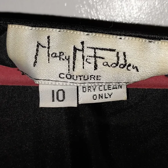 Mary McFadden Couture Vintage Silk Evening Gown - Picture 5 of 14
